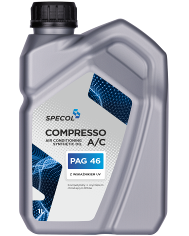 Compresso A/C PAG 46 z wskaźnikiem UV