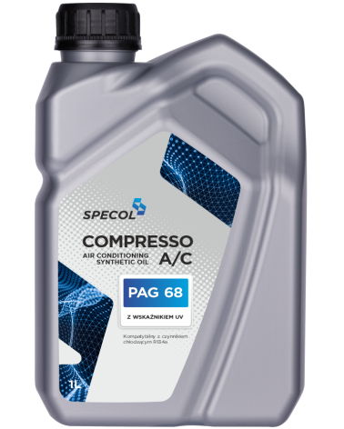 Compresso A/C PAG 68 with indicator UV